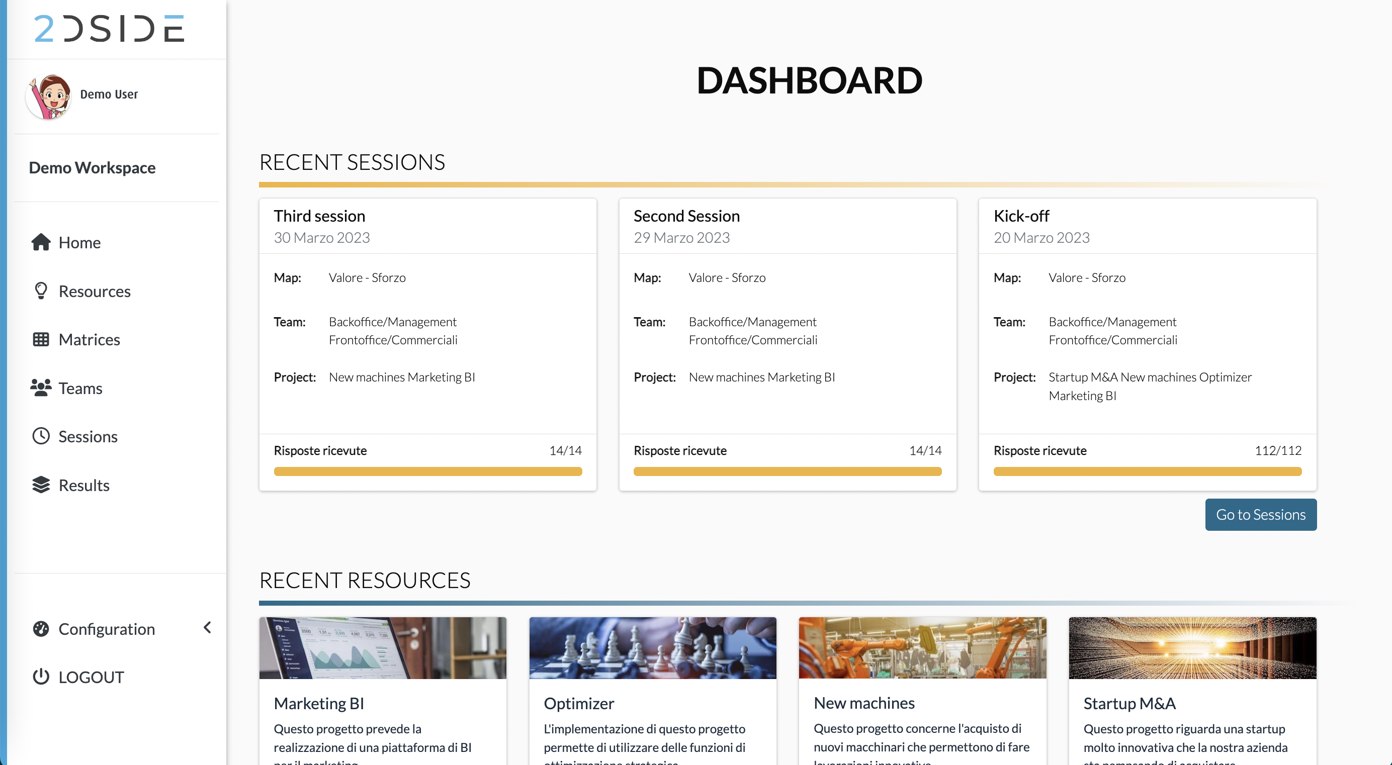 Keep everything under control in your dashboard